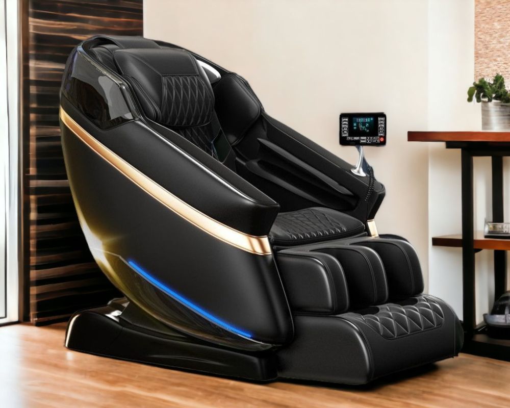 Leather massage heated online recliner