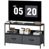 TV Stand with Charging Station and Linen Drawers