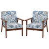 Upholstered Accent Chairs Set of 2 - Multicolored