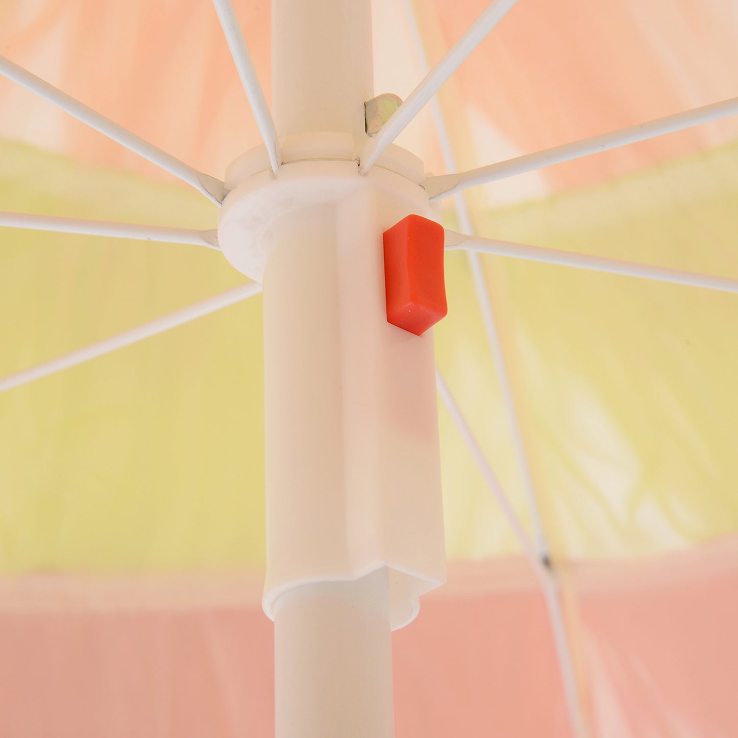 6FT Beach Umbrella Tilt Sunshade Height Adjustable Outdoor Market Patio Yard Crank Deck Sun Shade, Multi-color