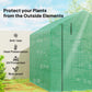 8' x 6' x 7' Portable Walk-In Greenhouse Hot House with 18 Shelves, Water/UV Resistant Weather Cover, & Roll Up Door