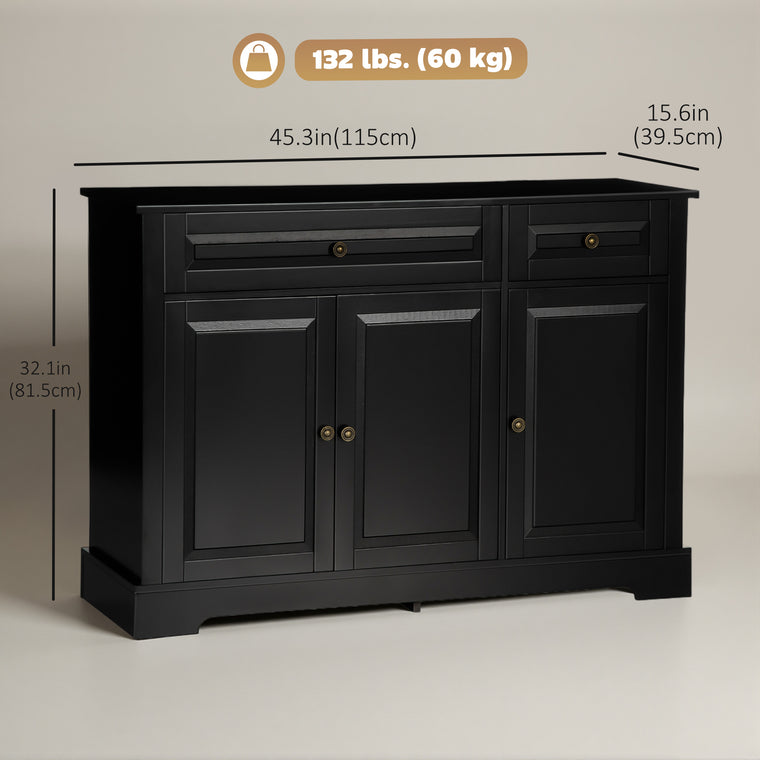 Sideboard Buffet Cabinet with 2 Drawers
