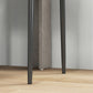 Dining Table Set for 2, Square Kitchen Table and Chairs, Dining Room Table and PU Leather Upholstered Chairs, Grey