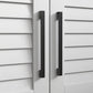 Entryway Bench with Cushion, Hidden Storage, Adjustable Shelves and Shutter Doors, 35.4" Shoe Bench, White