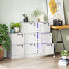 Vertical Filing Cabinet with 3 Drawers, Lock, File Cabinet for Home Office, A4 and Letter Size Files, White