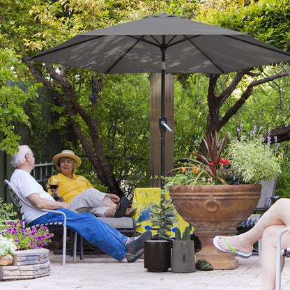 9' Outdoor Table Patio Umbrella with Tilt & UV Protection