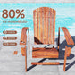 Classic Adirondack Chair, Muskoka Chairs, Garden Deck Chair with Cup Holder for Patio, Indoor, Backyard, Dark Grey