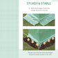 19.7' x 9.8' x 6.6' Large Walk-in Greenhouse Garden Plant Seed Growing Tent Tunnel Shed with Windows and Door Green