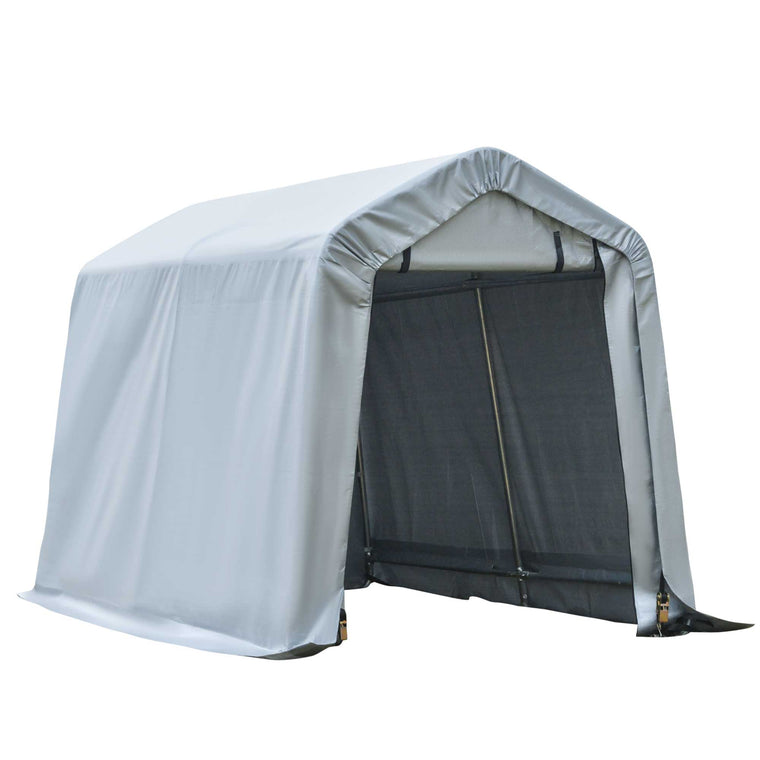 8' x 6' Carport with Roll-Up Door