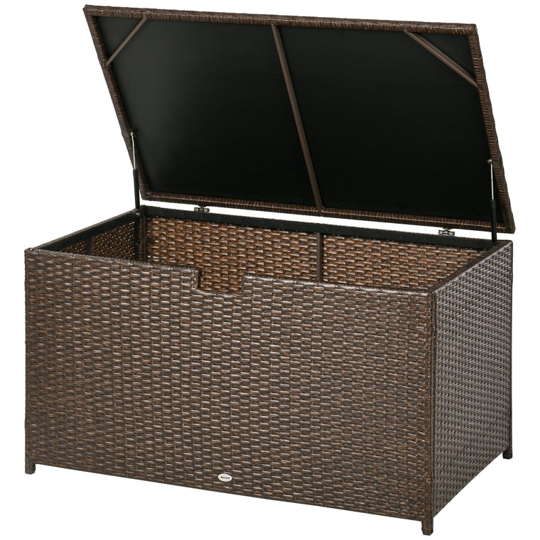 113 Gallon Rattan Deck Box