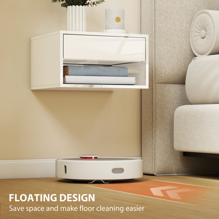 Floating Wall-Mounted Nightstands Set of 2