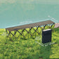 Portable 6-Seater Folding Camping Chair, Team Bench Chair with Carry Bag for Soccer Football Team, No Assembly