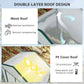 Mini Greenhouse with Screen Roof, Portable Small Greenhouse with Roll-Up Zipper Door