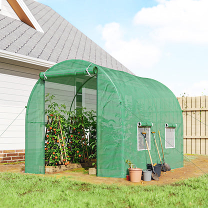 8' x 6.6' x 6.6' Steel Heavy Duty Walk-In Greenhouse