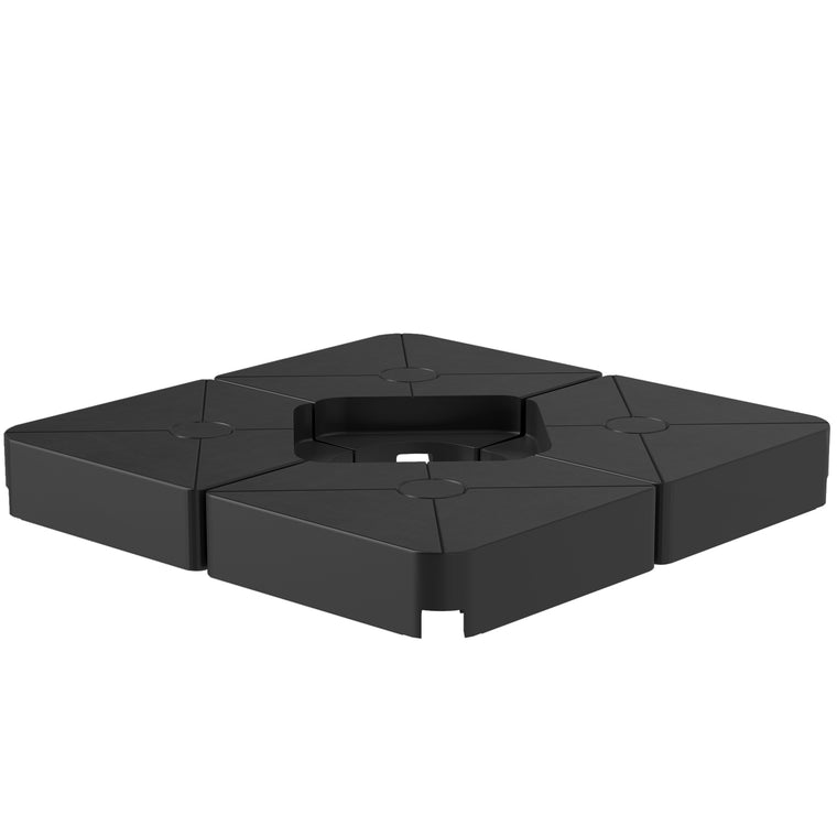 Black Set of 4 Umbrella Base Weights