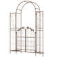 7ft Garden Arch Trellis, Metal Arch, Outdoor Garden Arbor for Climbing Plants, Wedding Decoration