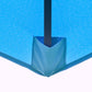9FT 3 Tiers Patio Umbrella Outdoor Market Umbrella with Crank, Push Button Tilt for Deck, Backyard and Lawn, Sky Blue