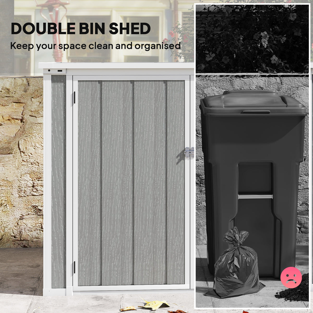 41 Cu. Ft. Garbage Bin Shed