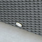 Rattan Coffee Table, Patio Side Table, Hand-woven Wicker Furniture with Tempered Glass Top Outdoor Garden Patio, Black