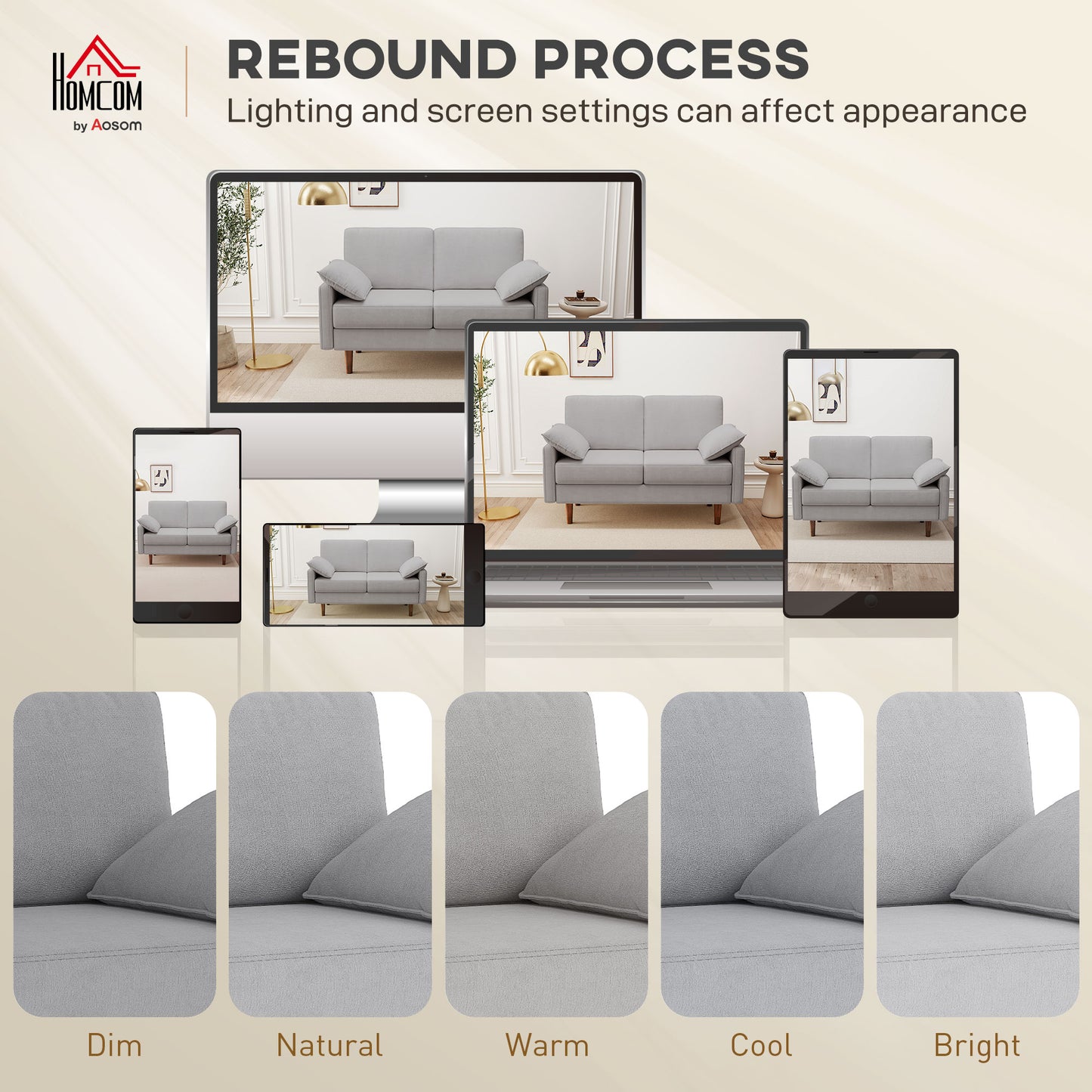3 Seater Sofa, Velvet Upholstered Couch with Spring Cushions, Rubber Wood Legs and 2 Pillows, Grey
