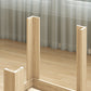 Modern Extendable Dining Table, 55.1 x 31.5 in, for 6-8 People, Expandable Dining Table for Kitchen, Natural Wood