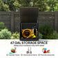67-Gallon Rattan Deck Box with Waterproof Liner