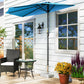 55 lbs Half Granite Parasol Base, Outdoor Umbrella Stand Weight for 1.3", 1.5", 1.9" Umbrella Poles, Grey