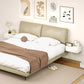 Set of 2 Wall Mounted Bedside Tables, Floating Nightstands with Drawer for Bedroom, White
