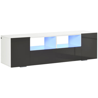 TV Stand for TVs up to 60" with LED Lights - Grey