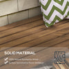Wooden Double Park Bench with Slatted Seat