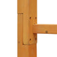 85" Wooden Outdoor Garden Arbour, Garden Arch Trellis for Climbing Vines for Wedding and Ceremony - Orange