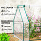 Portable Mini Greenhouse Tunnel Growing Tent Plants Flower Warm House w/ Zippered Roll-up Doors, Clear