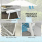 Set of 2 Folding Patio Chairs, Portable Chair Set with Armrests for Camping, Garden, Pool, Beach, Backyard, Green