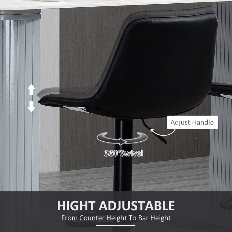 Swivel Counter Height Bar Stools Set of 2
