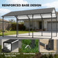 10 x 15ft Metal Carport, Heavy-Duty Carport Canopy with Reinforced Steel Frame & Roof, All-Weather Protection