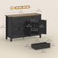 Sideboard Buffet Cabinet, Farmhouse Kitchen Storage Cabinet w/ 2 Drawers and Shelves for Living Room, Entryway