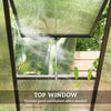 6' x 10' x 6.4' Charcoal Grey Polycarbonate Walk-In Greenhouse