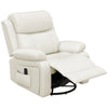 PU Leather Swivel Massage Recliner with Remote