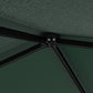 7' x 7' Green Pop-Up Canopy Tent with Backpack & Inclined Legs