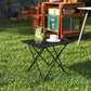 Folding Camping Table, Outdoor Portable Picnic Table with Carry Bag, Foldable Table for Camping, Picnic, Hiking, Black