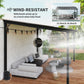 Hardtop Gazebo Wall-Mounted / Free Standing Outdoor Pergola with UPF 50+ & Waterproof Polycarbonate Roof