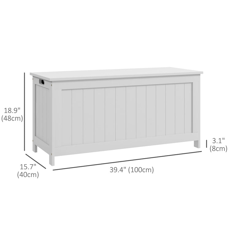 Storage Trunk Entryway Bench with Handles