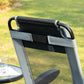 Set of 4 Camping Chairs, Outdoor Folding Lounge Chair Set with 5 Level Adjustable Backrest, Removable Headrest, Armrest for Camping, Backyard, Grey