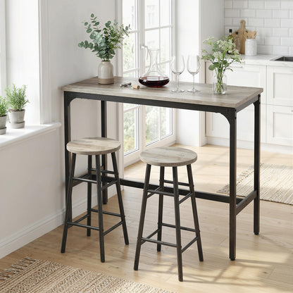 3-Piece Counter Height Bar Table and Chairs Set for 2