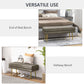 39" Storage Ottoman, Velvet End of Bed Bench with Steel Legs, Foot Stool with Storage for Bedroom, Living Room, Beige