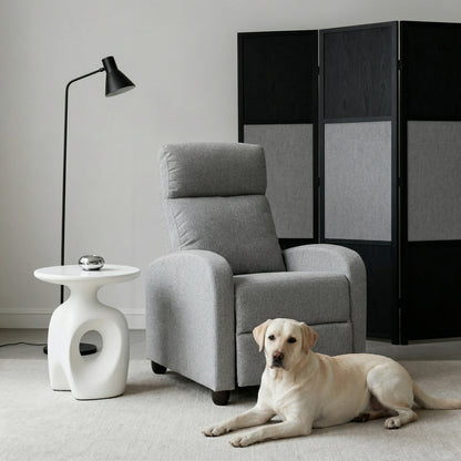 Fabric Manual Recliner Chair