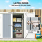 5' x 3' Metal Garden Storage Shed, Tool House with Double Doors for Backyard, Patio, Lawn