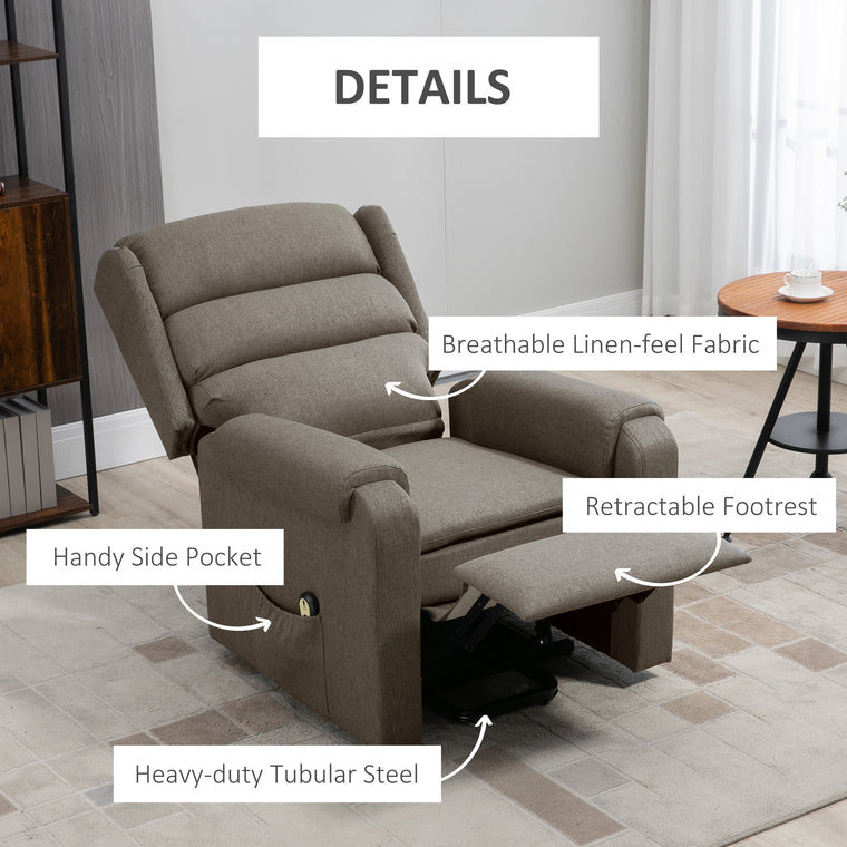 Power Lift Recliner with Footrest and Remote