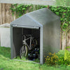 4' x 6' Bike Shed with Roll-Up Door