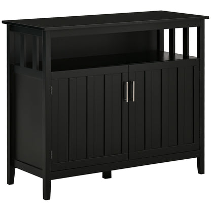 Sideboard Buffet Cabinet with 2 Doors - Black